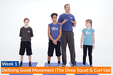 CatholicFIT Week 1 Exercise: Deep Squat Mobility & Curl Up Strength